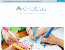 Tablet Screenshot of d-letras.com